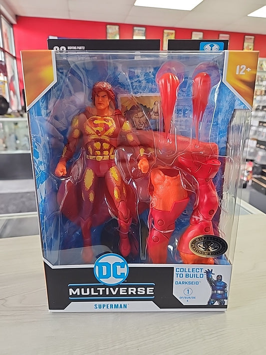 McFarlane DC Multiverse Superman Justice League Task Force Platinum Chase Figure