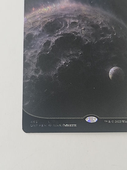 Magic The Gathering  Unfinity Swamp Borderless Galaxy Foil MTG
