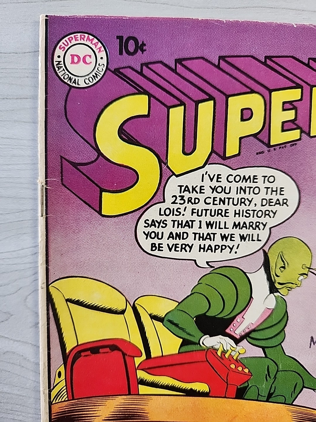 Superman #136 DC Comics 1960 Featuring The Man Who Married Lois Lane VG 4.0 Date