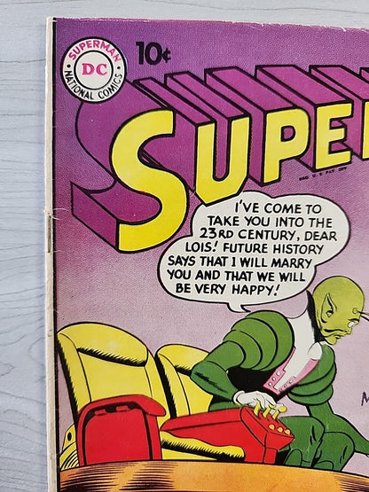 Superman #136 DC Comics 1960 Featuring The Man Who Married Lois Lane VG 4.0 Date