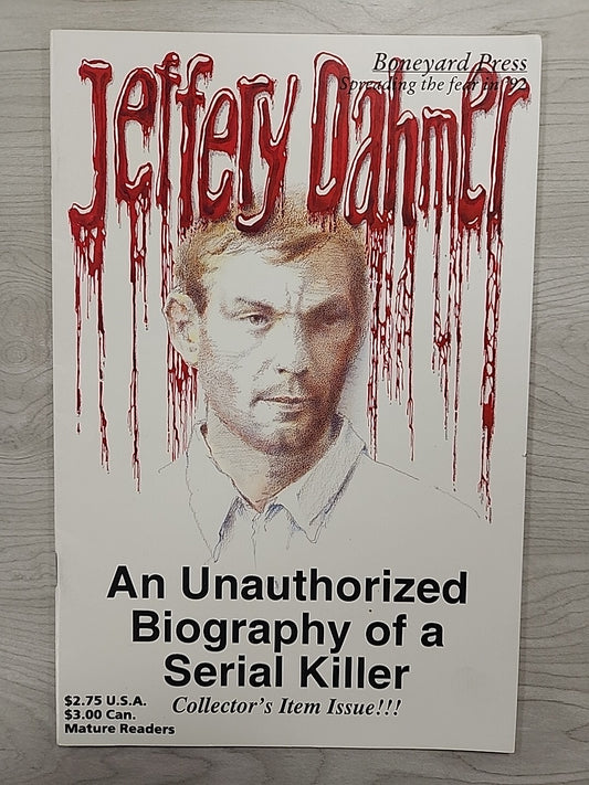 Boneyard Press Jeffery Dahmer An Unauthorized Biography of a Serial Killer FN/VF