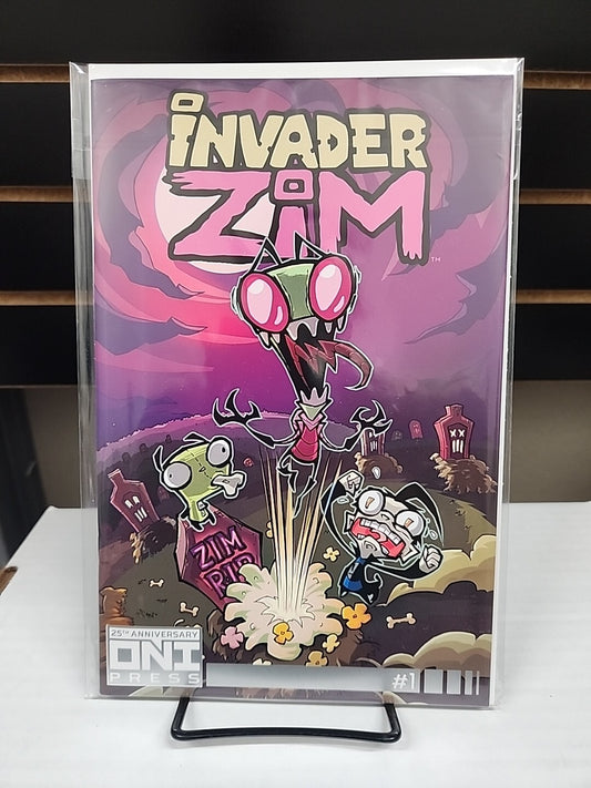 INVADER ZIM #1 ONI 25TH ANNIVERSARY FOIL EDITION NM Near Mint We Combine