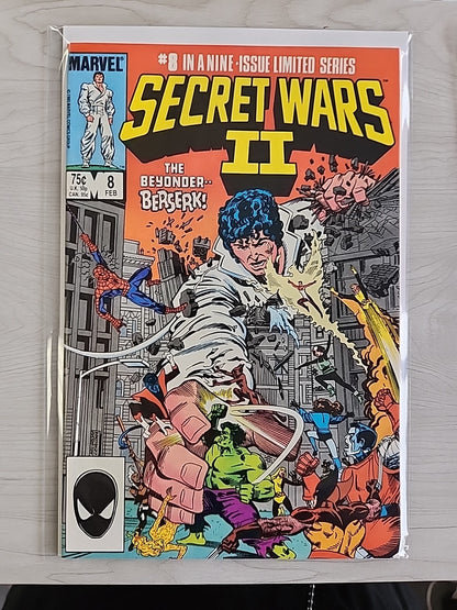 SECRET WARS II #1-9 (Marvel, 1985 Series) Complete Set of 9 Books Complete
