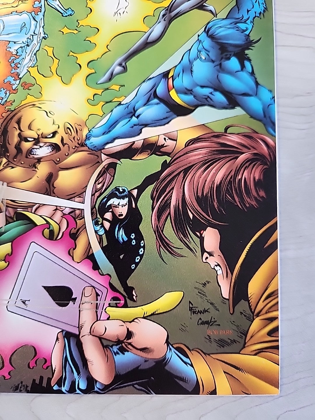 ALL NEW EXILES vs. X-MEN #0 Ken Lashley & Tom Wegrzyn signed w/COA Malibu/Marvel