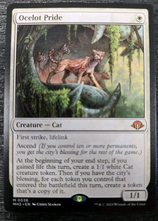 MTG Magic the Gathering Ocelot Pride (38/703) Modern Horizons 3 