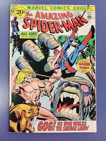 Amazing Spider-Man #103 VF+ Ka-Zar Zabu Gwen Stacy 1st Gog Est. 8.0