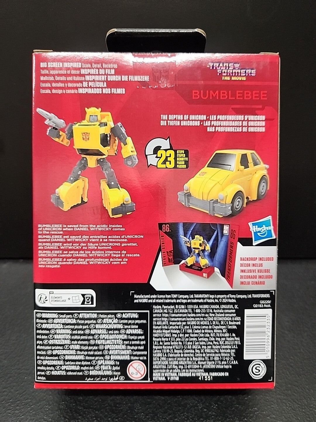 Transformers The Movie Studio Series 86 Deluxe Class Bumblebee