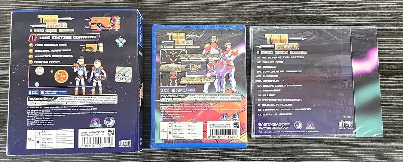 Twin Breaker: A Sacred Symbols Adventure (PlayStation Vita) - CIB Complete