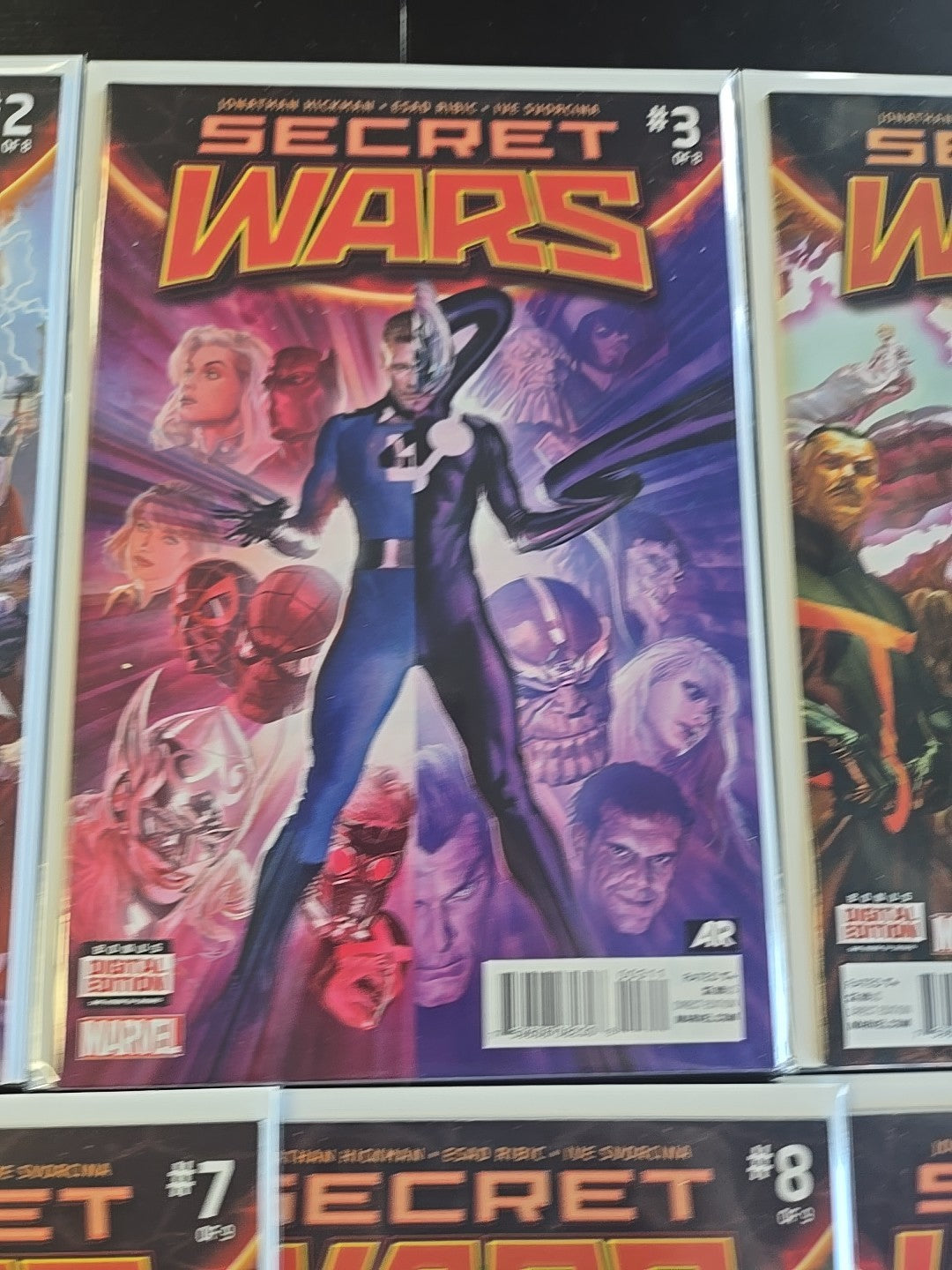 Secret Wars #1-9 (2015 Marvel) NM Complete Set  🔥 MCU RDJ DOOM KEY ISSUES 🔥 