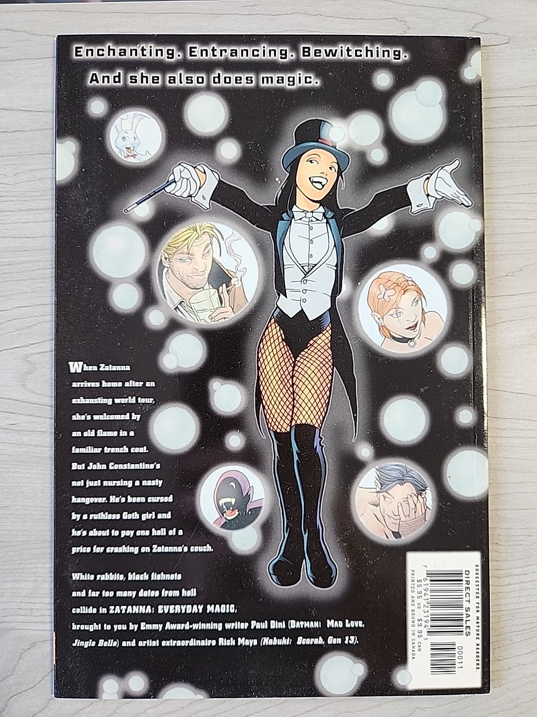 ZATANNA: EVERYDAY MAGIC ONE-SHOT VERTIGO/DC 2003 BOLLAND COVER 1st Printing NM