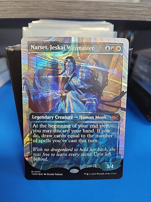 MTG Narset, Jeskai Waymaster Showcase Halo FOIL TDM 417 NM/M