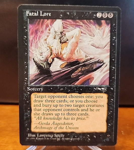 MTG Fatal Lore Alliances Black Rare English