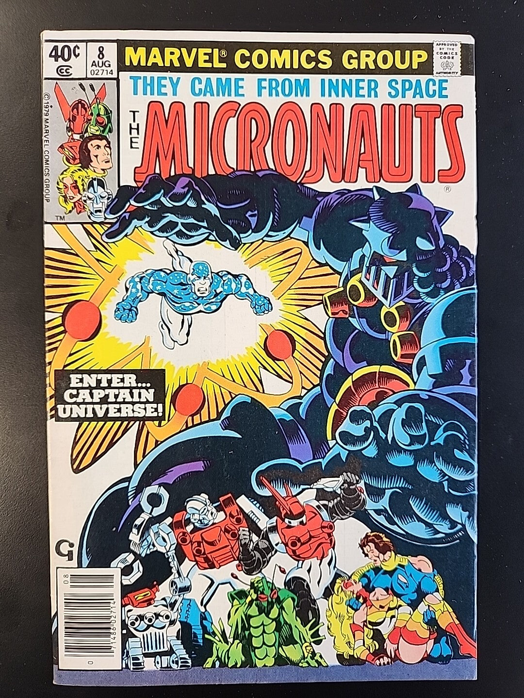 The Micronauts #8 VF 1st Appearance of Captain Universe Marvel Comics 1979