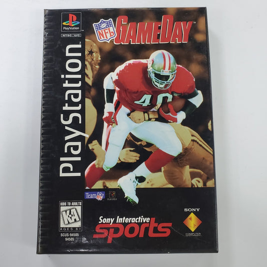 NFL GameDay (PlayStation 1, 1995) PS1 Long Box No Manual