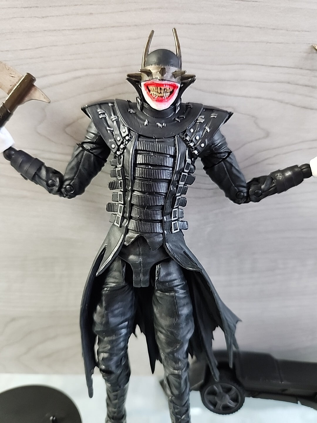 McFarlane Toys DC Multiverse LOOSE Batman Who Laughs 7" Figure Batmobile BAF