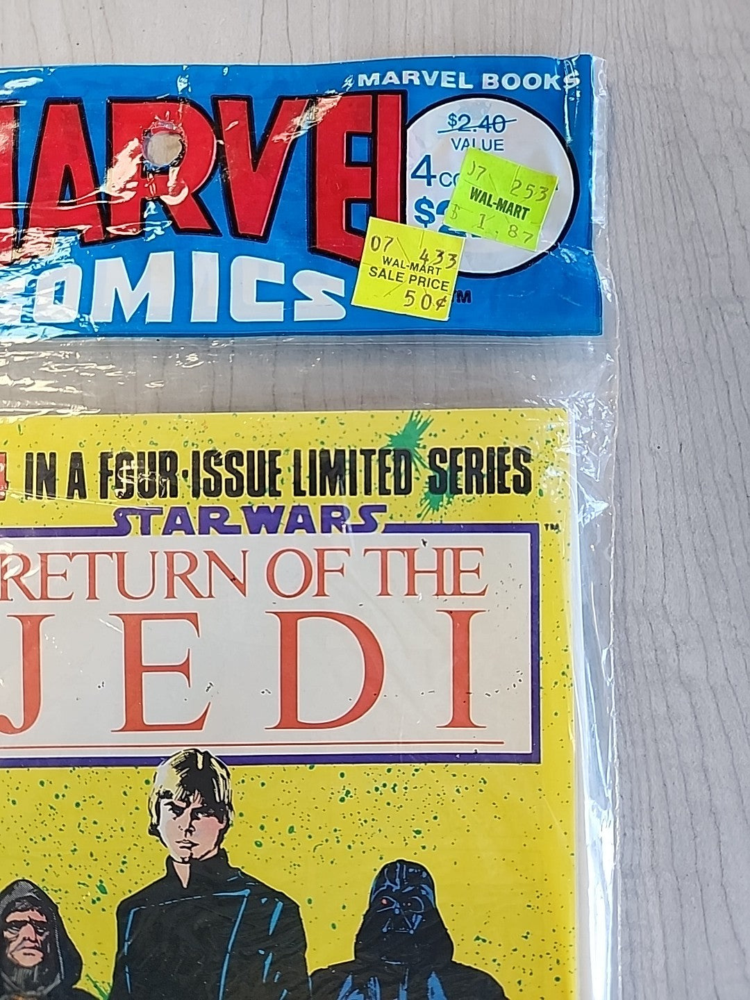 Star Wars Return Of The Jedi # 1‐4 Limited Series Set Sealed Polybag 1983 Marvel