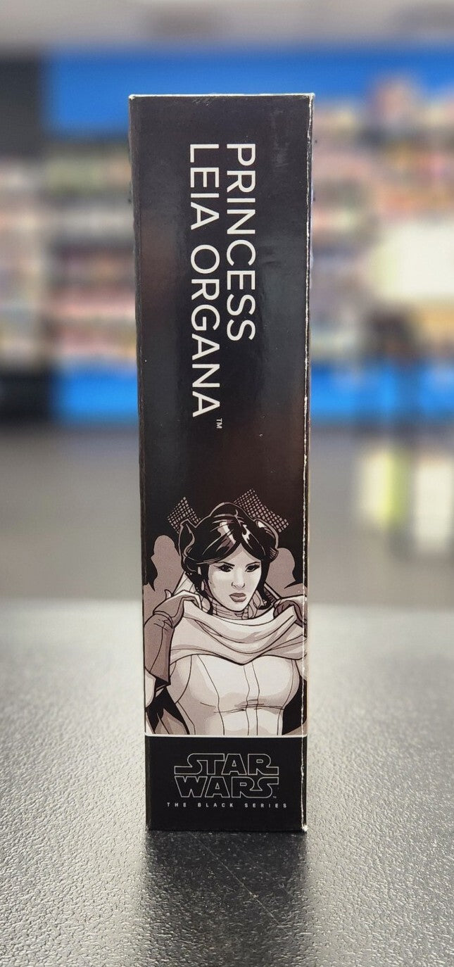 Star Wars The Black Series: Princess Leia Organa Action Figure Comic Book 