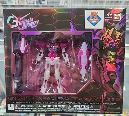 New Gundam Infinity GN-001 Exia Trans-Am Mode Action Figure SDCC 2022 Sealed New
