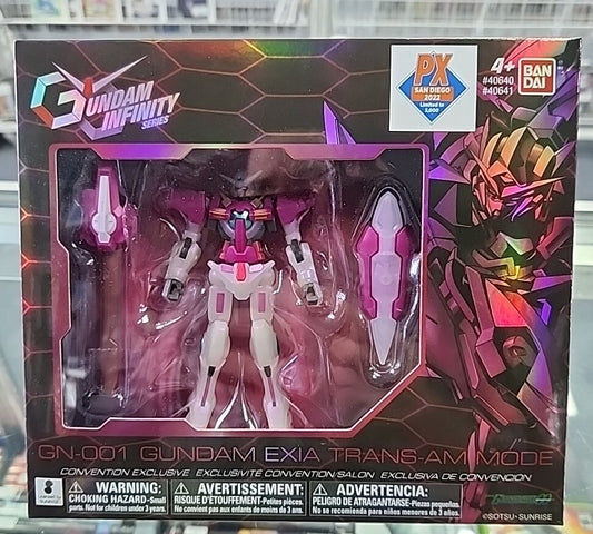 New Gundam Infinity GN-001 Exia Trans-Am Mode Action Figure SDCC 2022 Sealed New