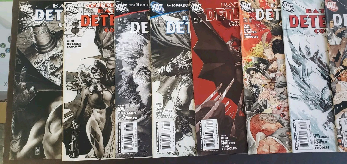 Detective Comics 823-829 & 833-849 Lot 1st App Harvest Included