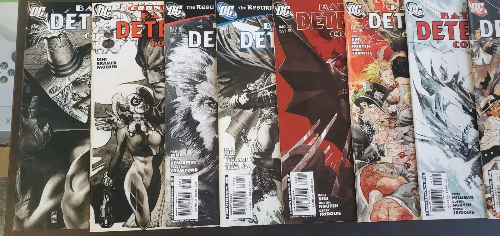 Detective Comics 823-829 & 833-849 Lot 1st App Harvest Included