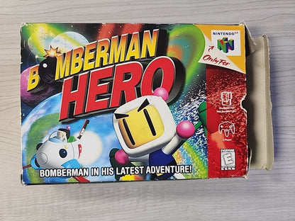 Bomberman Hero (N64) Nintendo 64 Complete In Box CIB 1998