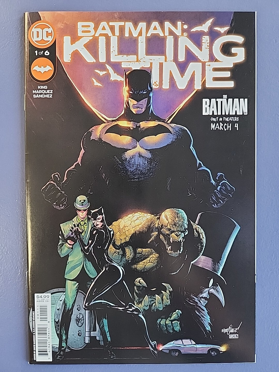 DC Comics 2022 Batman Killing Time #1-6 Complete Set Full Run 