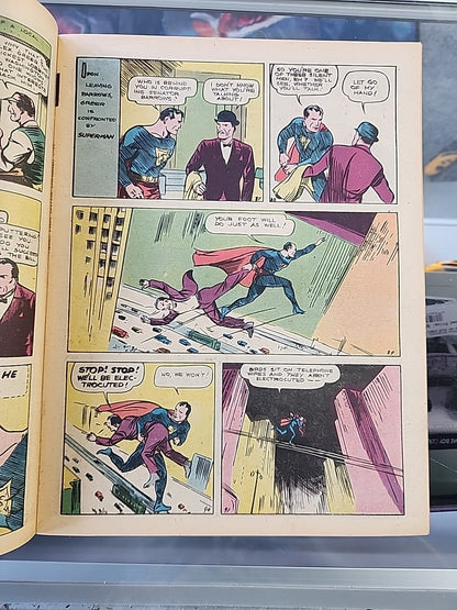 Superman Oversized Replica C-61 Signed Siegel & Shuster COA 1:250 Rare See Pics