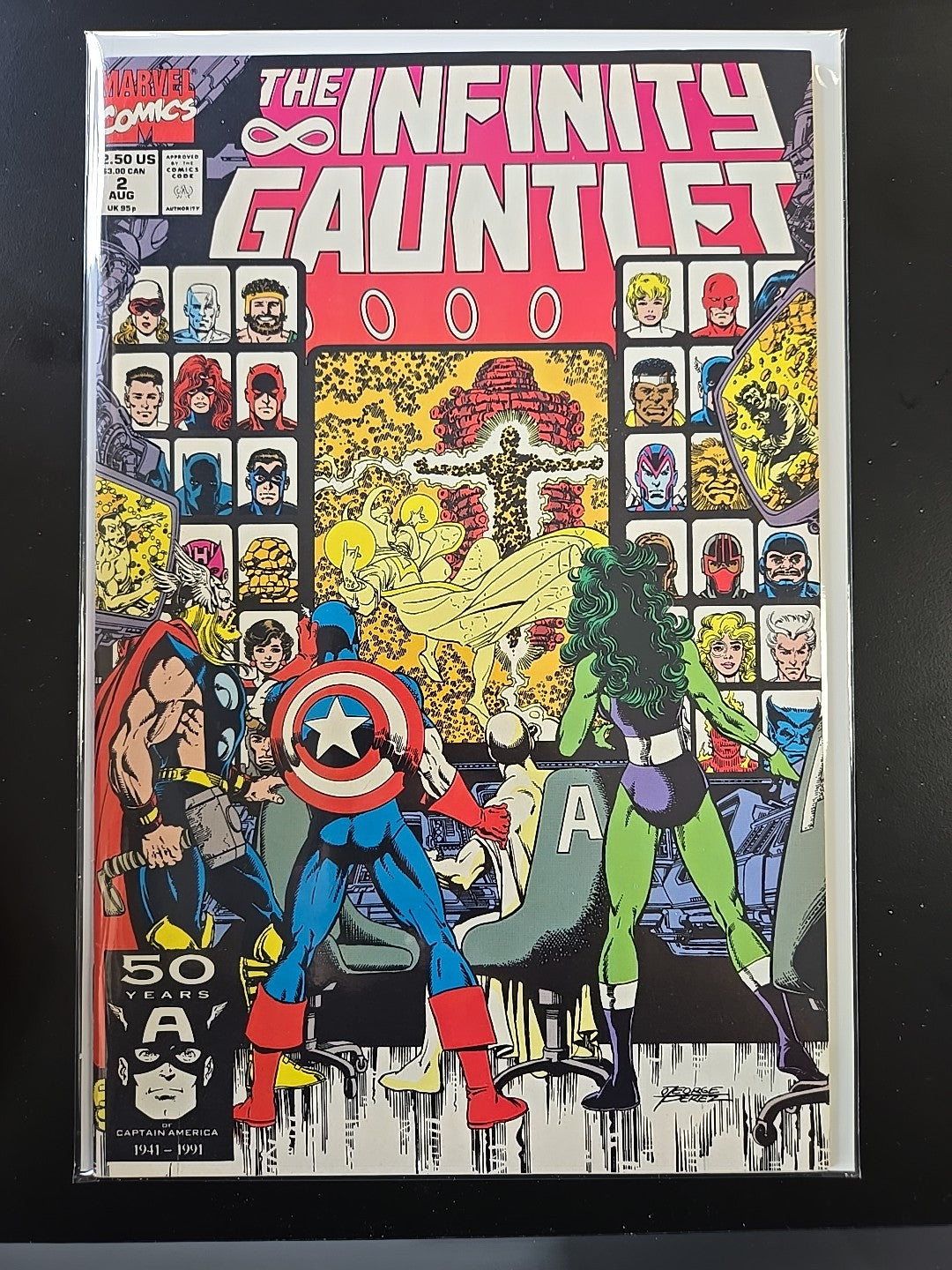 Infinity Gauntlet 1-6 Full Run , Newsstand Copies Of 1,3,4 & 5