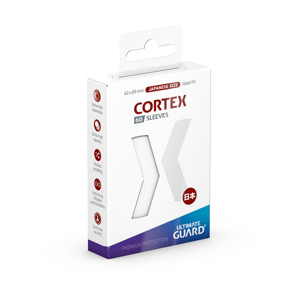 60CT WHITE JAPANESE SIZE CORTEX MATTE SLEEVES - Infinite Collectibles