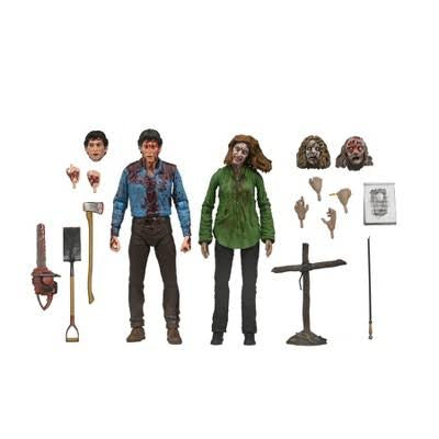 NECA EVIL DEAD BLOODY ASH & CHERYL WILLIAMS