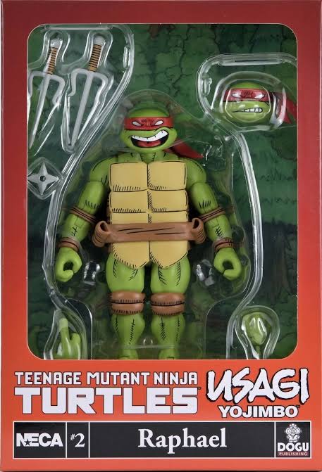NECA TMNT USAGI YOJIMBO RAPHAEL ACTION FIGURE
