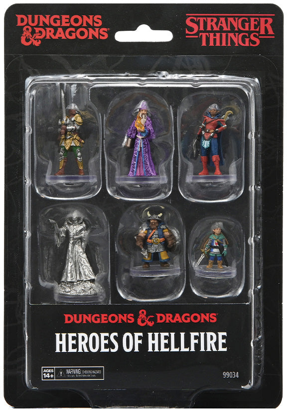 D&D STRANGER THINGS: HEROES OF HELLFIRE MINATURES