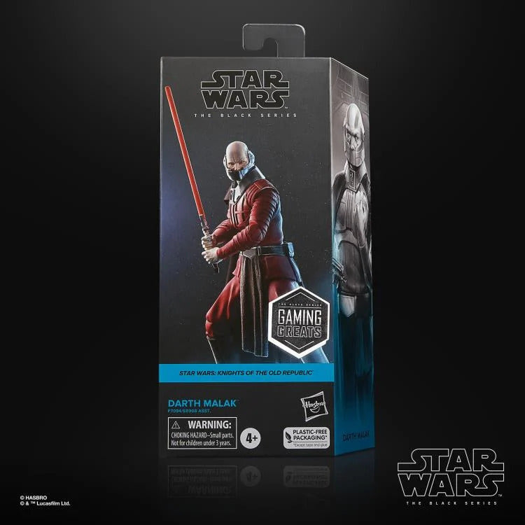 STAR WARS BLACK SERIES GAMING GREATS DARTH MALAK FIGURE