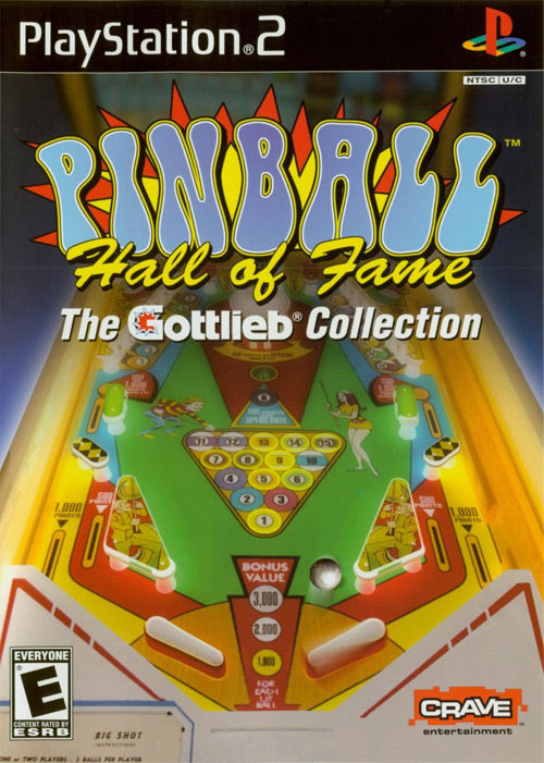 PS2 PINBALL HALL OF FAME THE GOTTLIEB COLLECTION