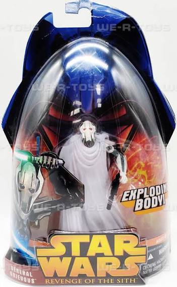 STAR WARS ROTS GENERAL GRIEVOUS ACTION FIGURE