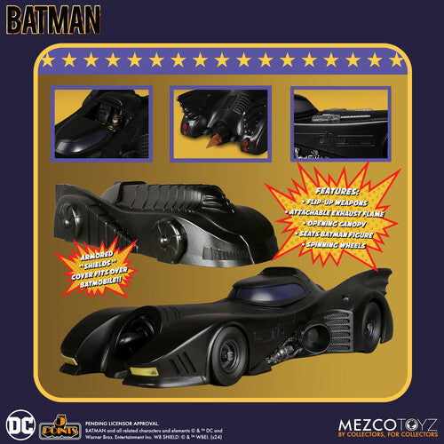 MEZCO 5 POINTS BATMOBILE