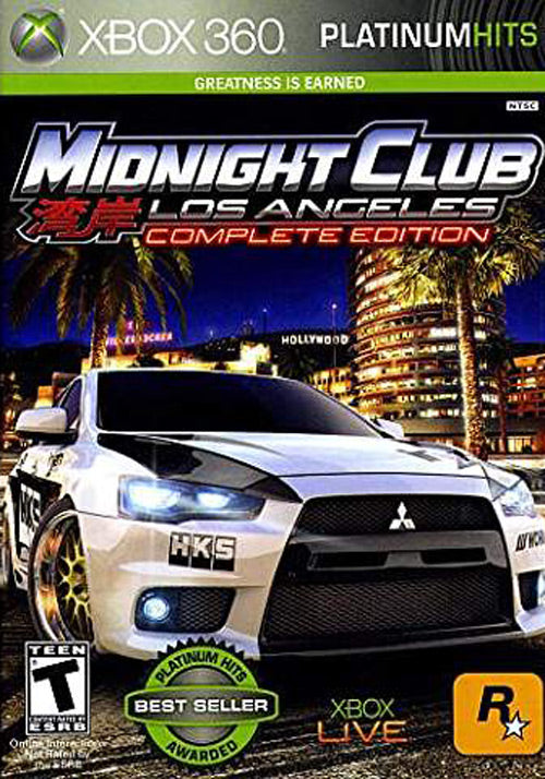 X360 MIDNIGHT CLUB: LOS ANGELES COMPLETE EDITION