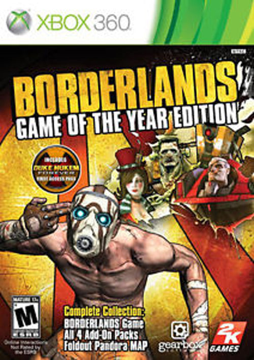 X360 BORDERLANDS GOTY