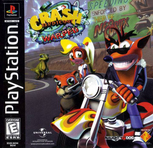 PS1 CRASH BANDICOOT WARPED