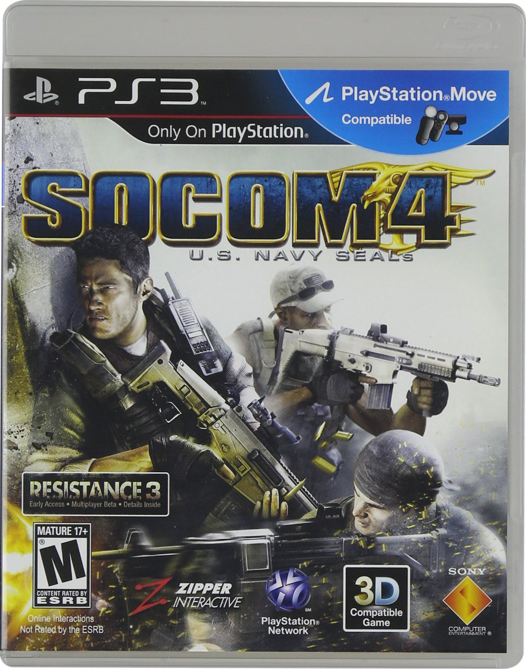 PS3 SOCOM 4 US NAVY SEALS