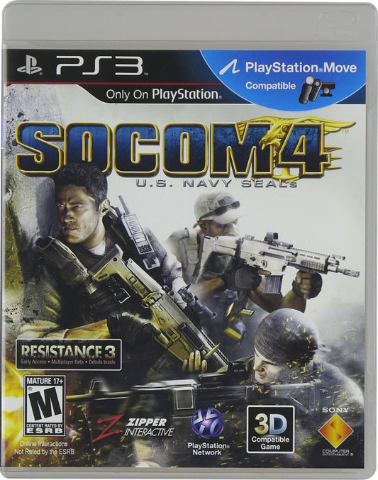 PS3 SOCOM 4 US NAVY SEALS