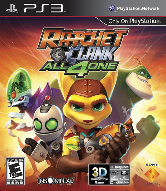 PS3 RATCHET AND CLANK ALL 4 ONE