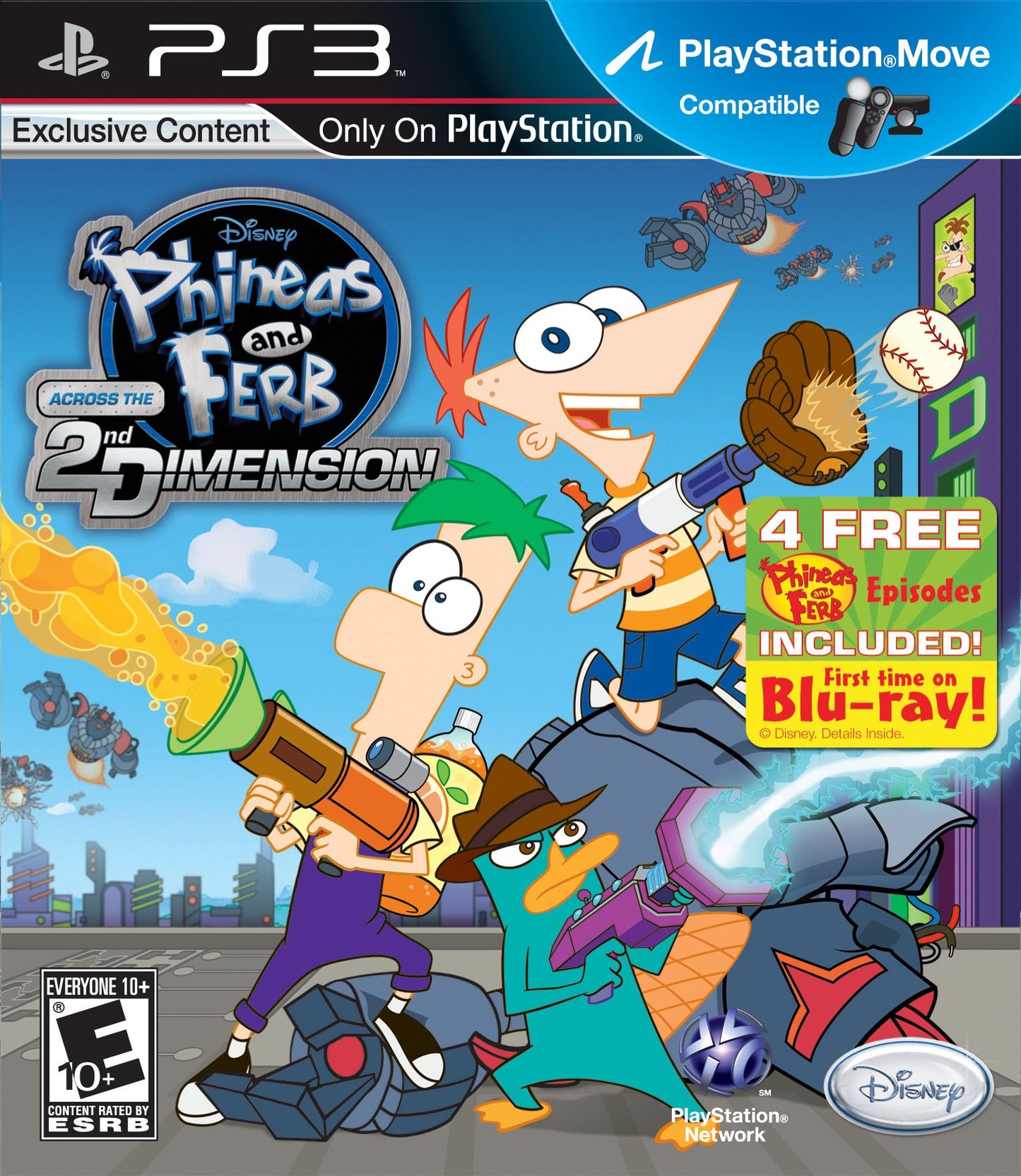PS3 PHINEAS AND FERB ACROSS THE 2ND DIMENSION
