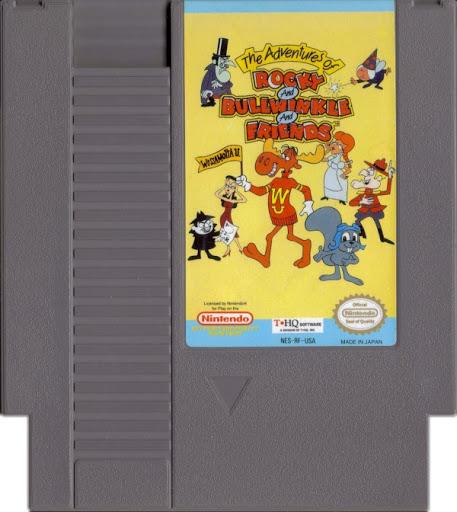 NES ADVENTURES OF ROCKY & BULLWINKLE & FRIENDS - LOOSE