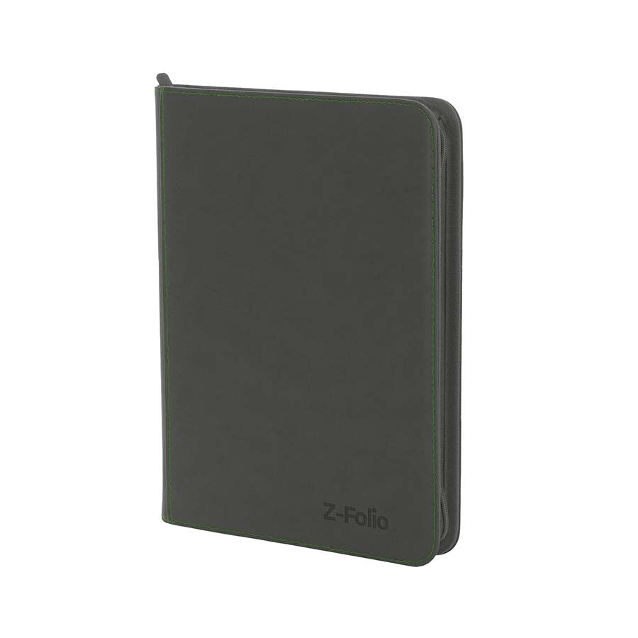 GRAY Z-FOILO 9 POCKET ZIPPER BINDER