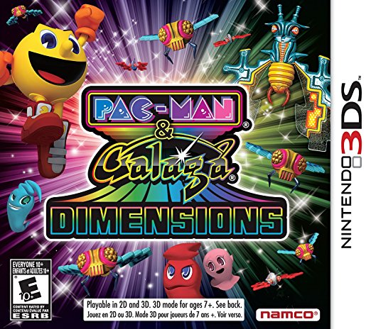 3DS PACMAN AND GALAGA DIMENSIONS