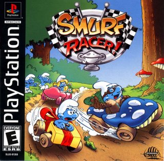 PS1 SMURF RACER
