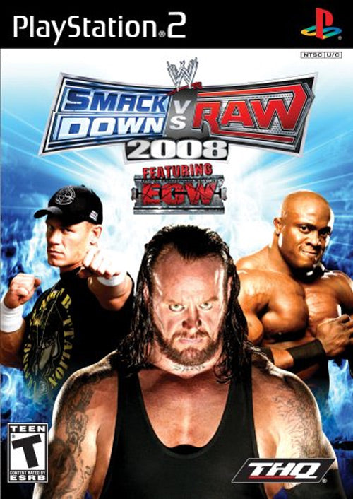 PS2 WWE SMACKDOWN VS RAW 2008