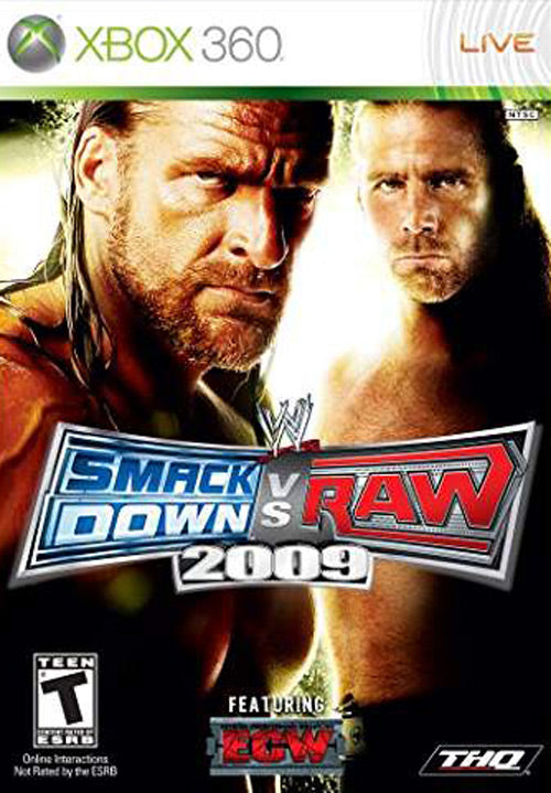 X360 WWE SMACKDOWN VS RAW 2009